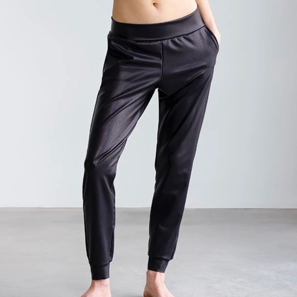 Commando Faux Leather Joggers sz S